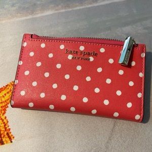 kate spade leila small slim bifold wallet